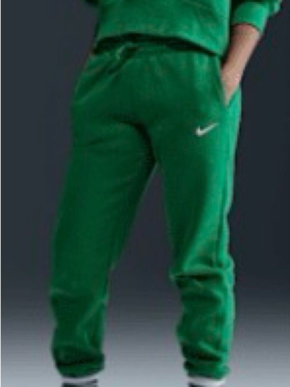 Nike Phoenix Fleece Mid-Rise Joggers, Size M
